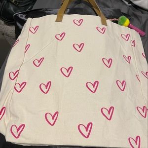NWT Dayna Lee Canvas Pom Pom Tote